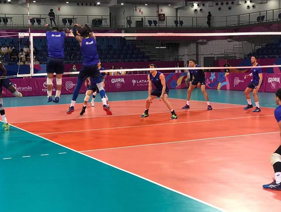 Seleção fez jogo treino contra a Argentina (divulgação/CBV)