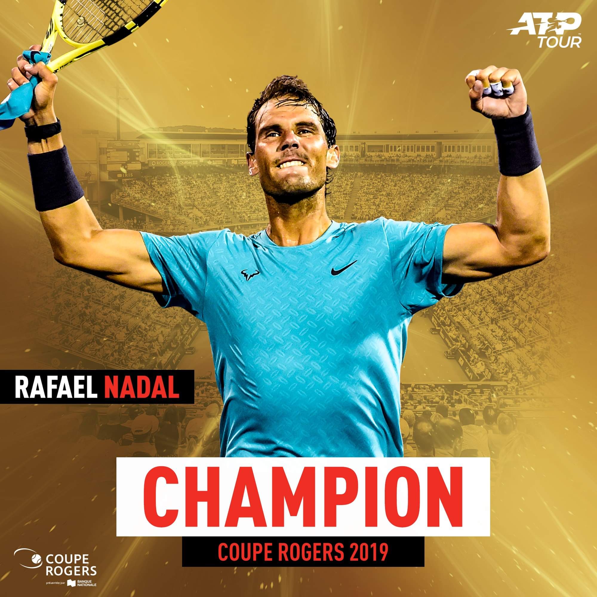 Nadal conquista bicampeonato no Canadá (divulgação/ATP Tour)